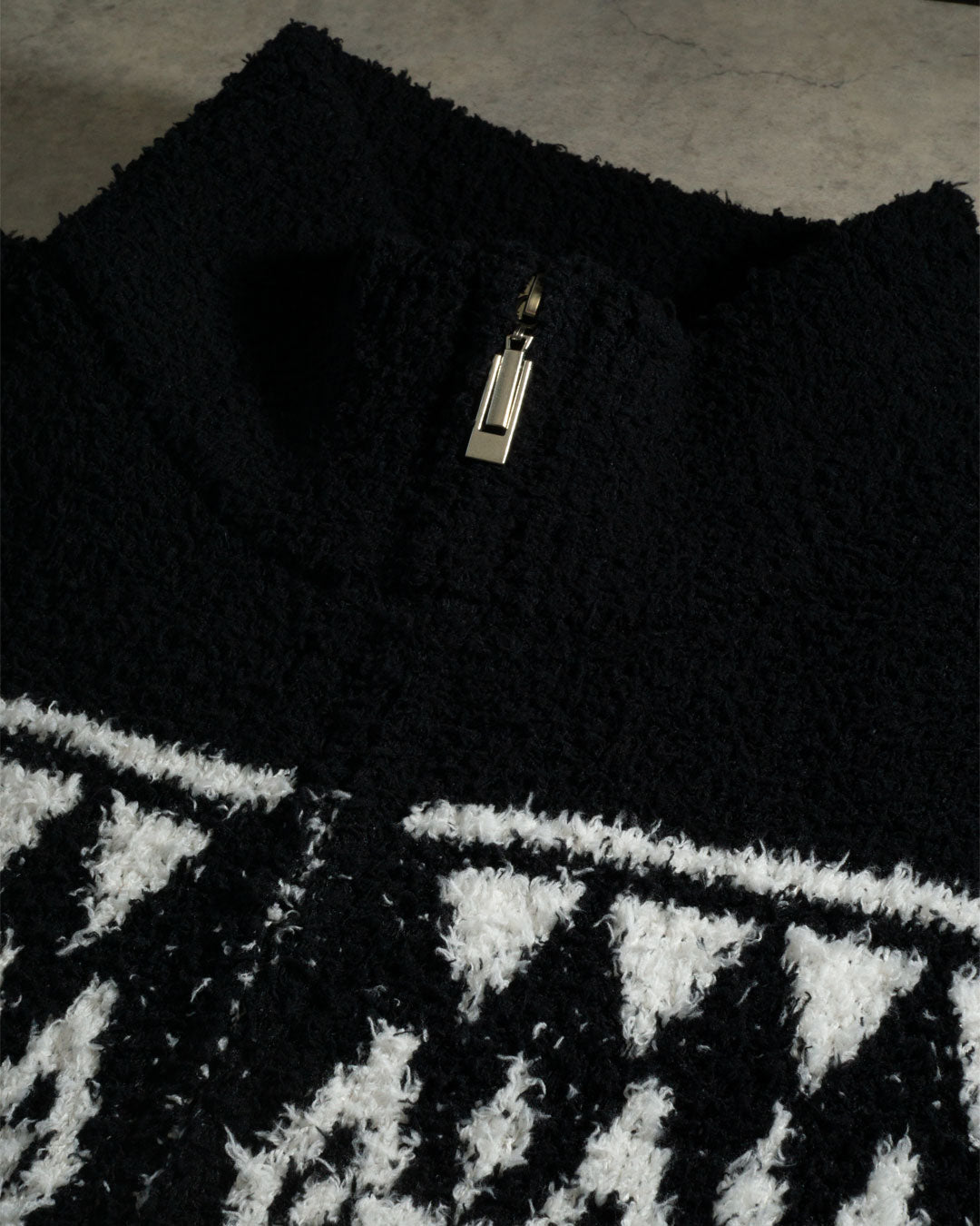 ♠♥NORDIC PATTERN BLACK FLEECE SETUP