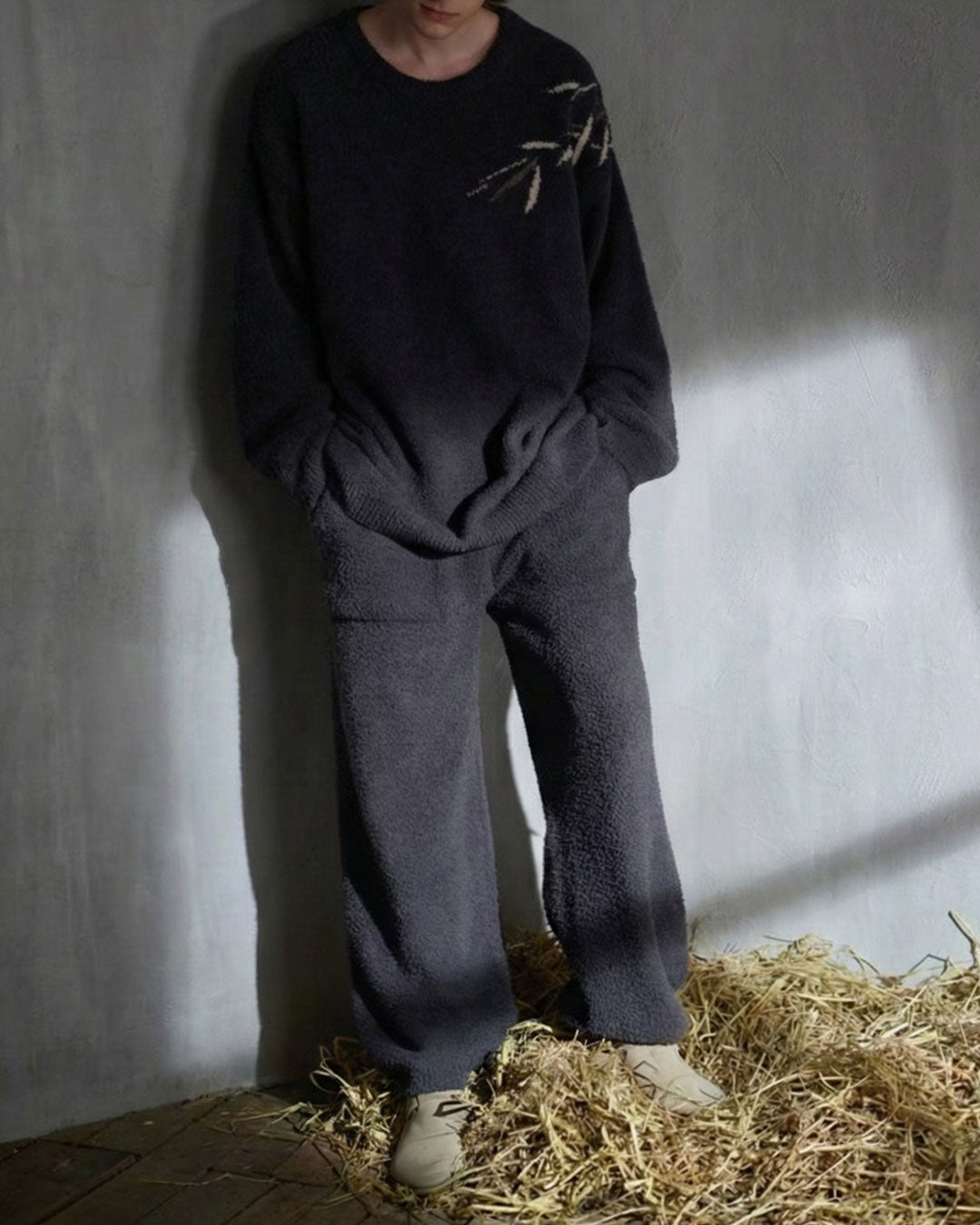 ♠EMBROIDERED SOFT FLEECE SETUP