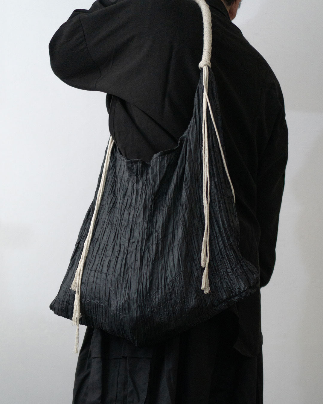 ♠♥ROPE TWIST WRINKLE TOTE