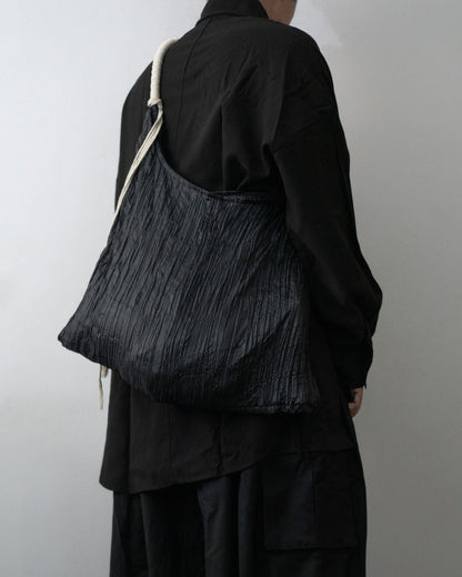 ♠♥ROPE TWIST WRINKLE TOTE