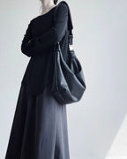 ♠♥WIDE STRAP FAUX LEATHER SHOULDER BAG