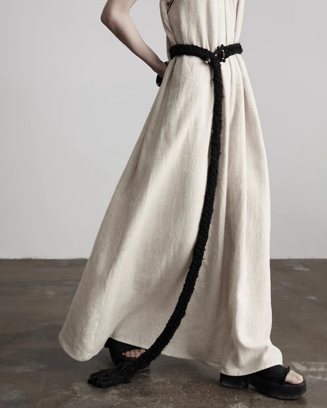 ♠♥HAND-WOVEN TASSEL ROPE BELT