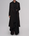 ♠♥RAW EDGE DISTRESSED LONG COAT