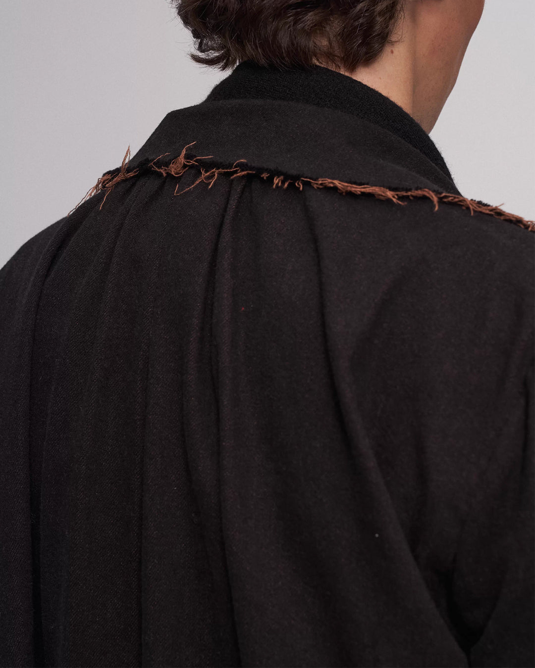 ♠♥RAW EDGE DISTRESSED LONG COAT