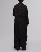 ♠♥RAW EDGE DISTRESSED LONG COAT