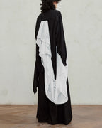♠INK-WASH DRAPE LONG SHIRT