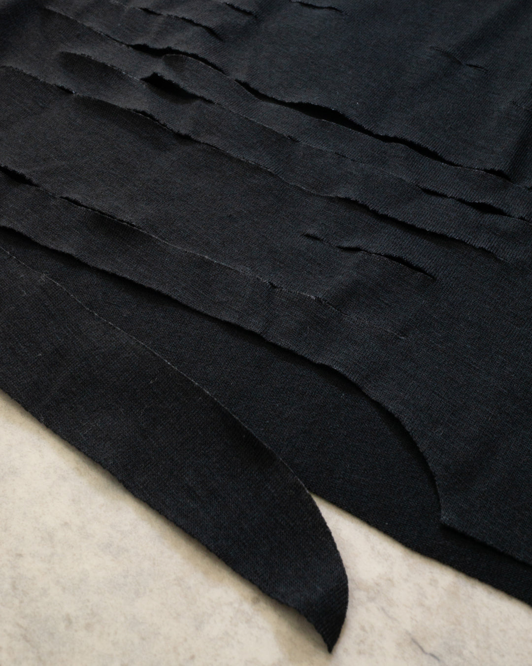 ♠♥DAMAGED HEM L-SLEEVE