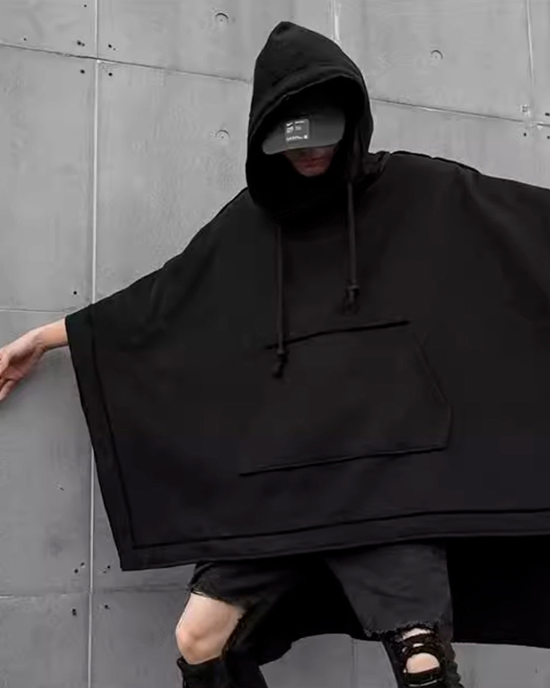 ♠♥HOODED PONCHO