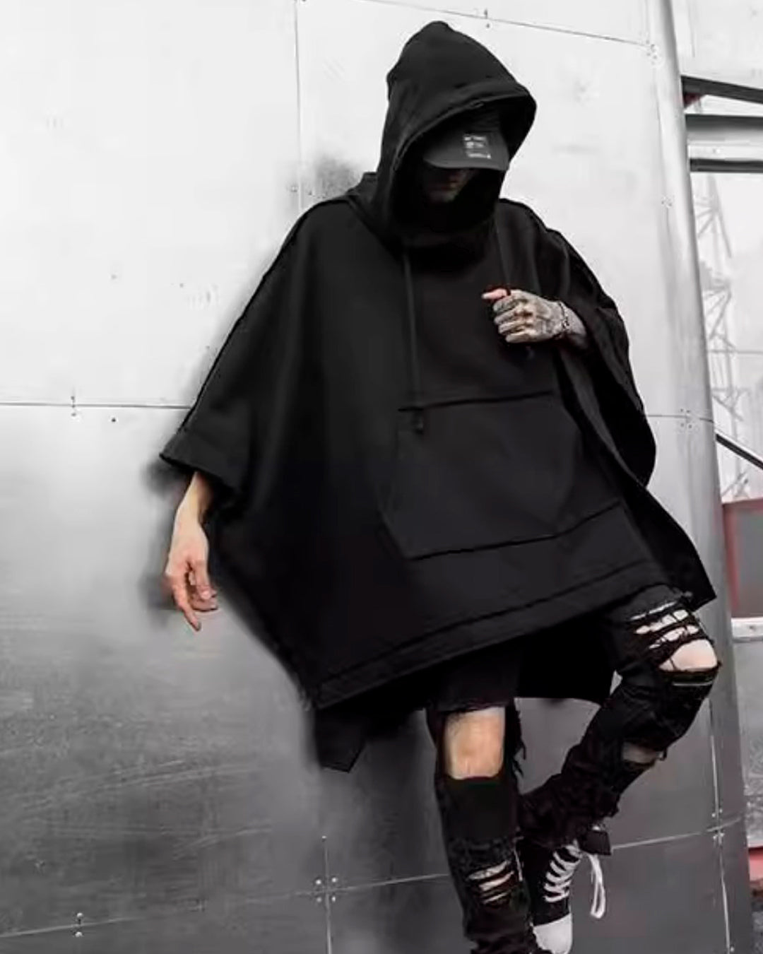 【10%OFF】♠♥HOODED PONCHO