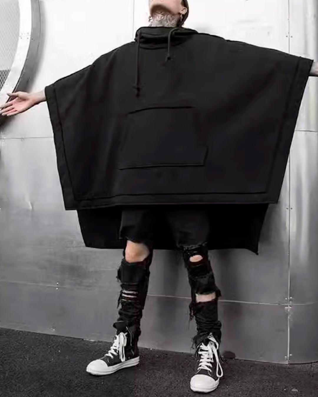 【10%OFF】♠♥HOODED PONCHO