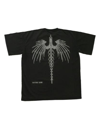 ♠♥SKULL WING VINTAGE-STYLE T-SHIRTS