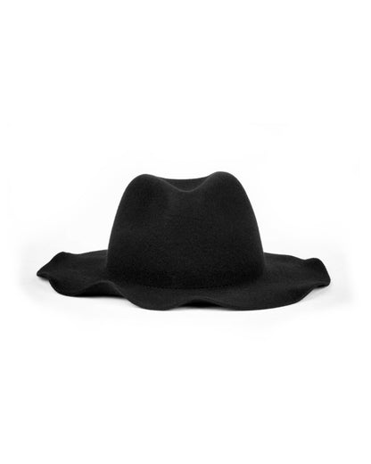 ♠♥WOOL FELT WAVE BRIM SOFT HAT