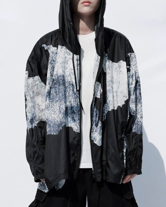 ♠♥UV CUT HOODED JACKET(BLACK)