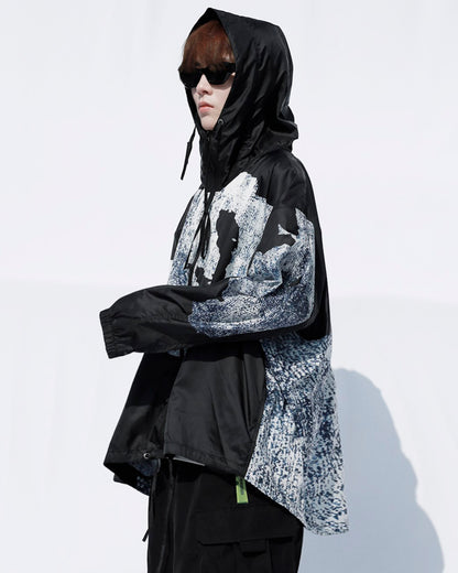 ♠♥UV CUT HOODED JACKET(BLACK)