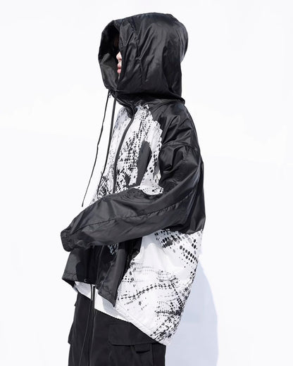 ♠♥UV CUT HOODED JACKET(BLACK)