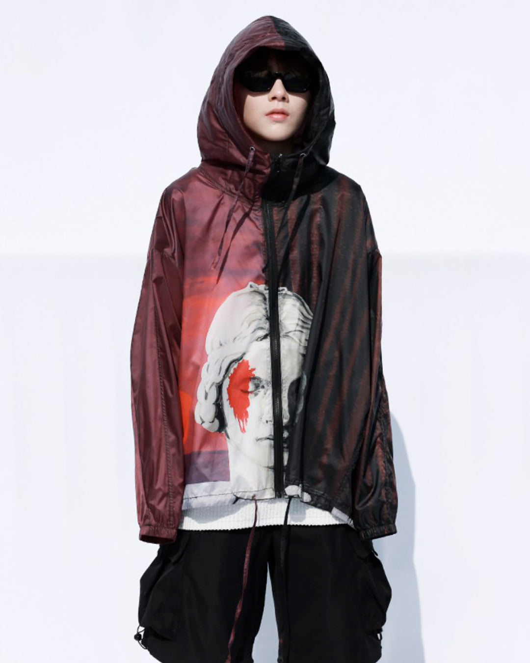 ♠♥UV CUT HOODED JACKET(PLASTER)