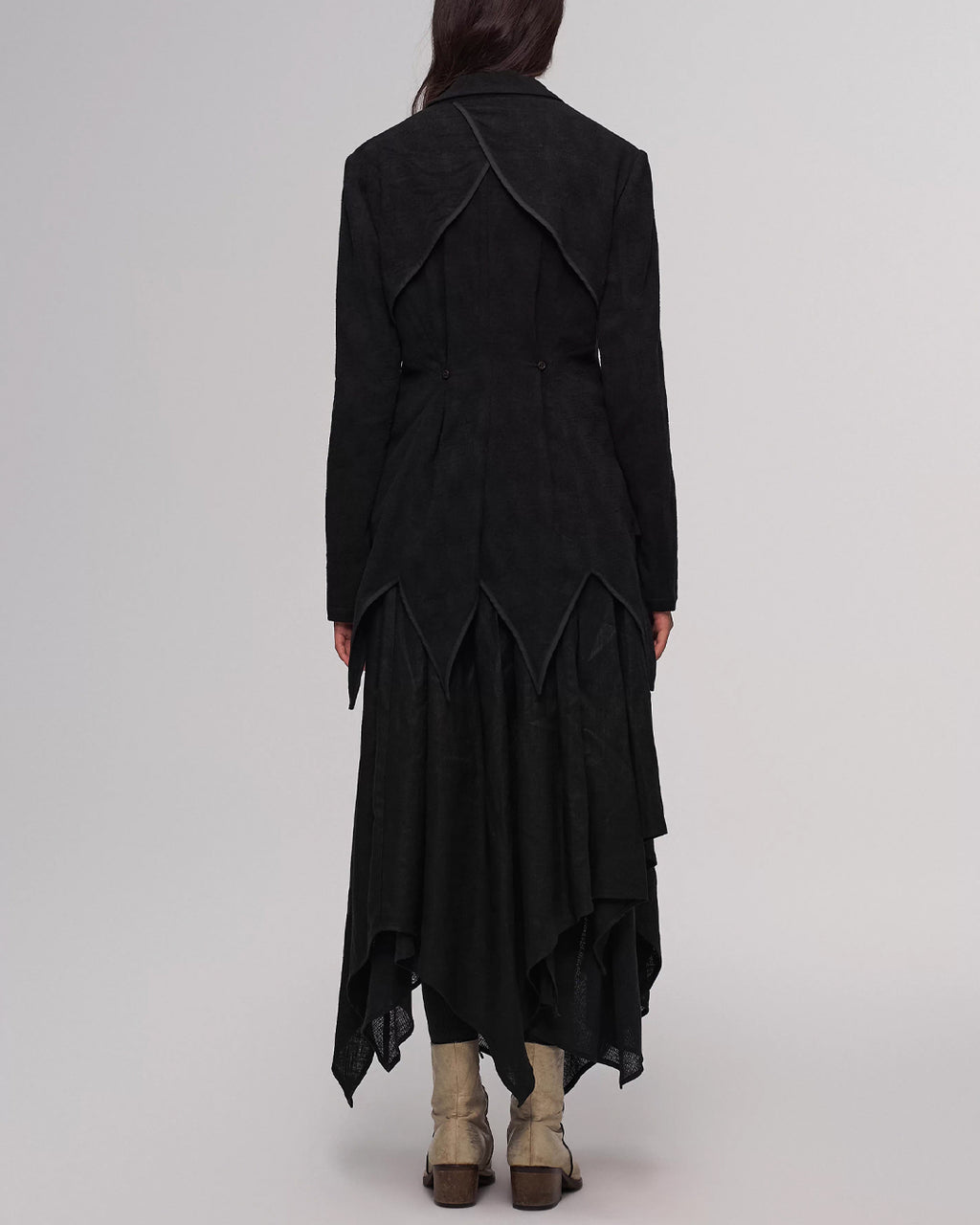 ♠♥ZIGZAG HEM TAILORED JACKET