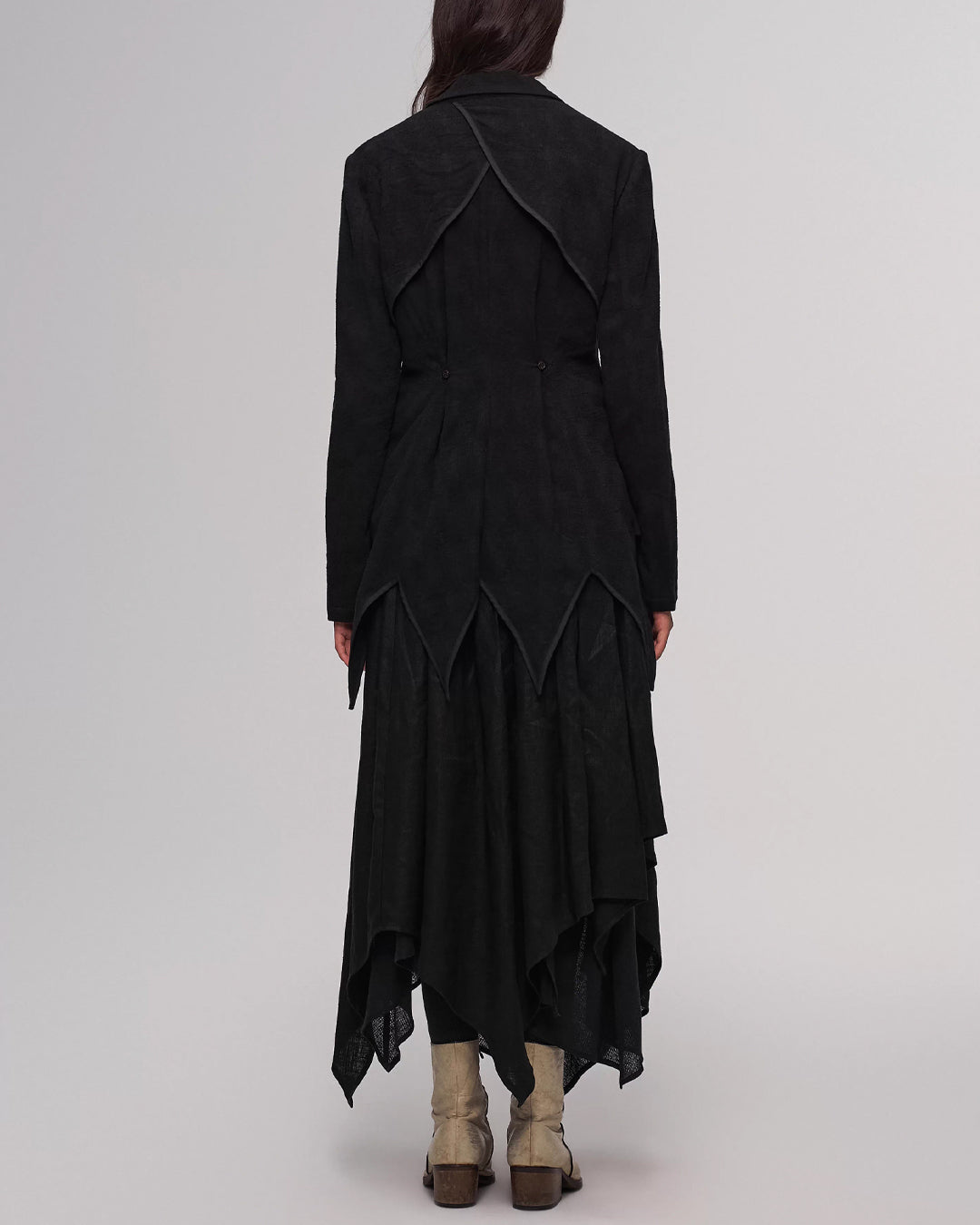 ♠♥ZIGZAG HEM TAILORED JACKET