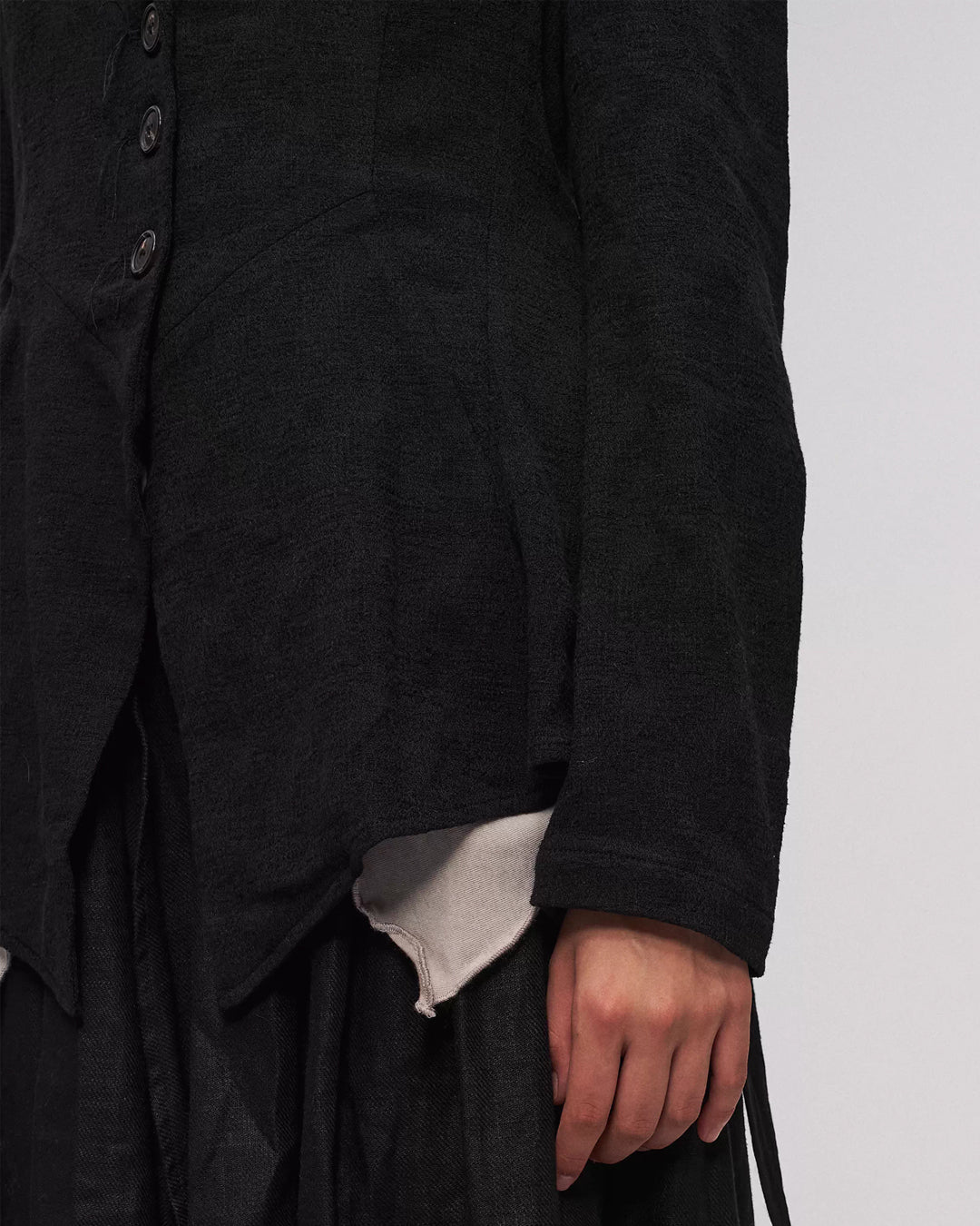 ♠♥ZIGZAG HEM TAILORED JACKET