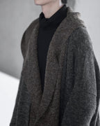 ♠♥CONTRAST COLOR LONG KNIT CARDIGAN