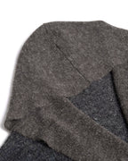 ♠♥CONTRAST COLOR LONG KNIT CARDIGAN