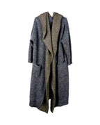 ♠♥CONTRAST COLOR LONG KNIT CARDIGAN