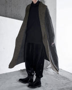 ♠♥CONTRAST COLOR LONG KNIT CARDIGAN