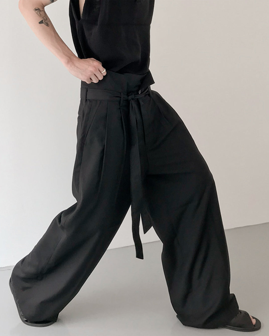 ♠♥HIGH WAIST WIDE PANTS