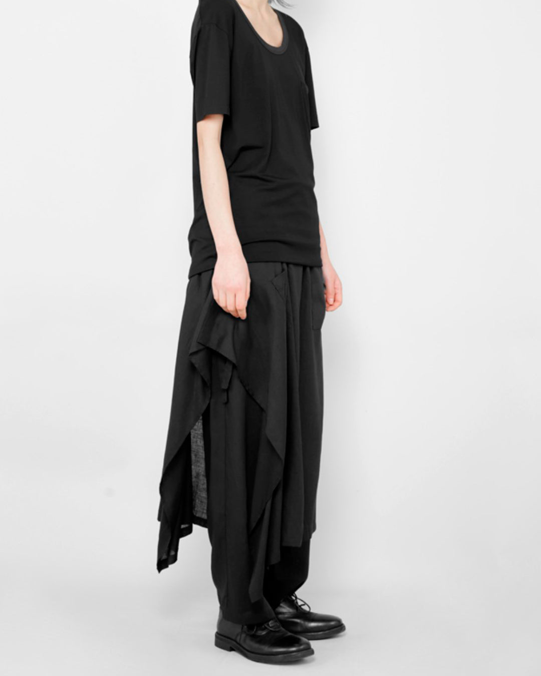 ♠♥ LINEN LAYERD WRAP PANTS