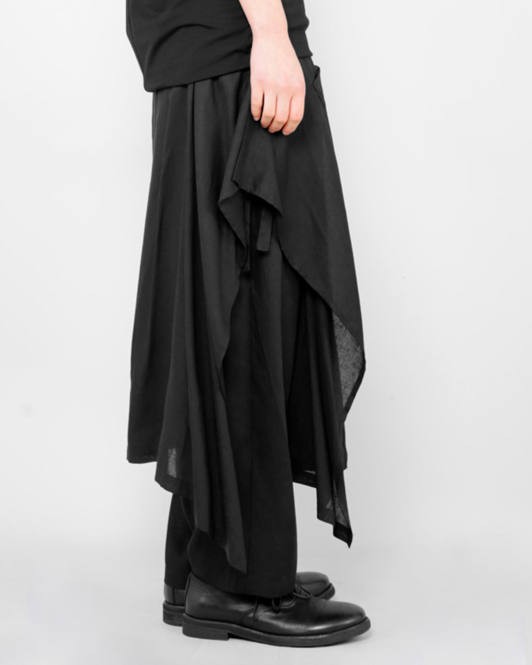 ♠♥ LINEN LAYERD WRAP PANTS