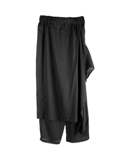 ♠♥ LINEN LAYERD WRAP PANTS