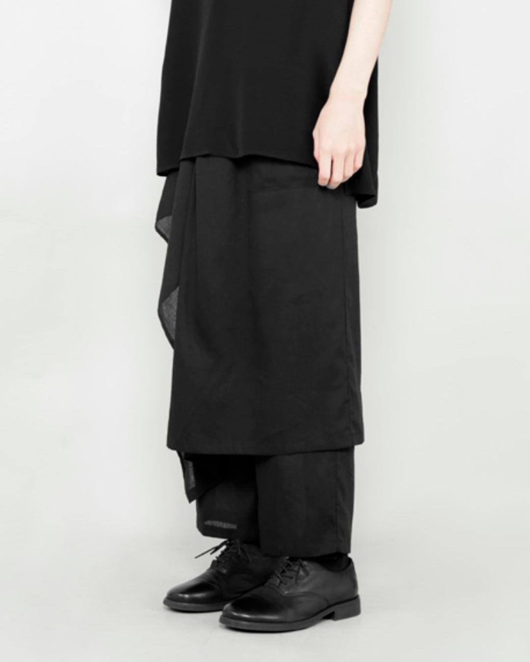 ♠♥ LINEN LAYERD WRAP PANTS