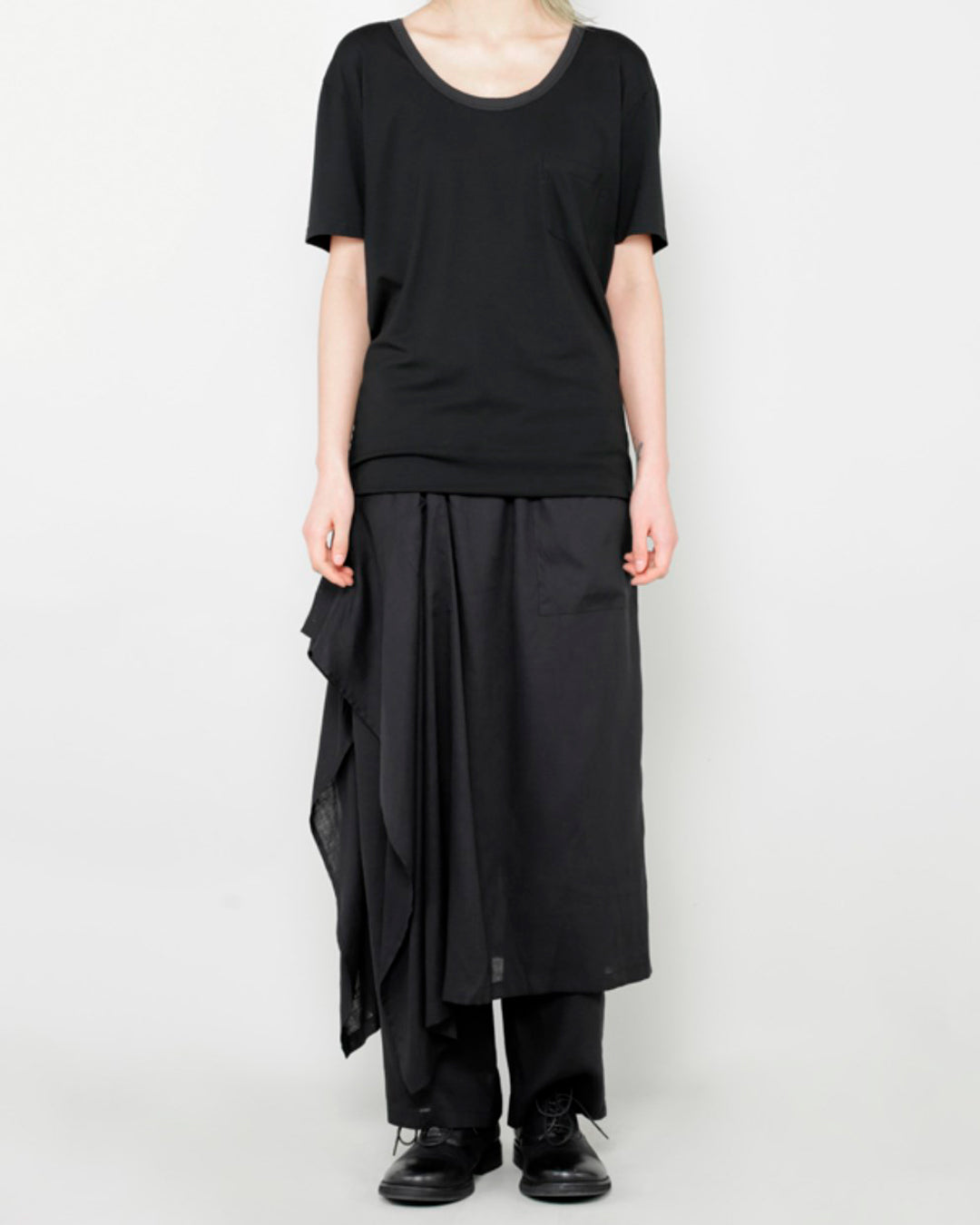 ♠♥ LINEN LAYERD WRAP PANTS