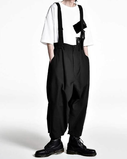 ♠♥SUSPENDER WIDE PANTS 02