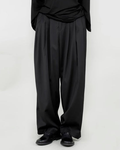 ♠♥ THREE TUCK WIDE PANTS