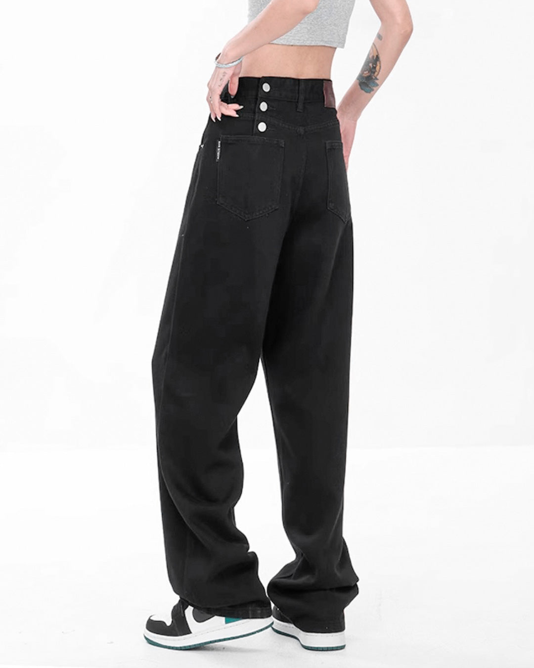 ♠♥DEEP DRAPE BLACK DENIM