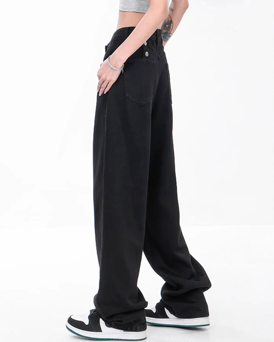 ♠♥DEEP DRAPE BLACK DENIM