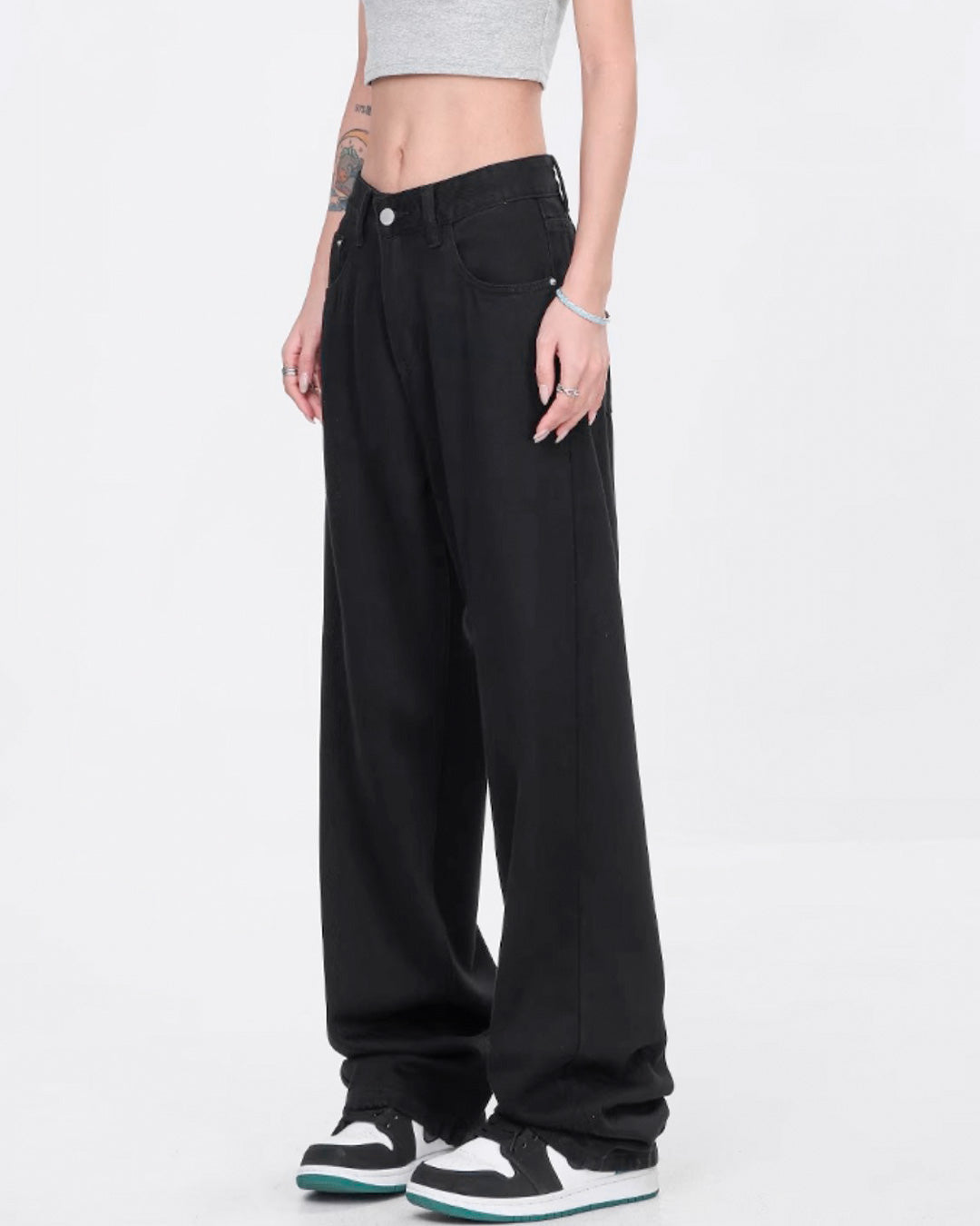 ♠♥DEEP DRAPE BLACK DENIM