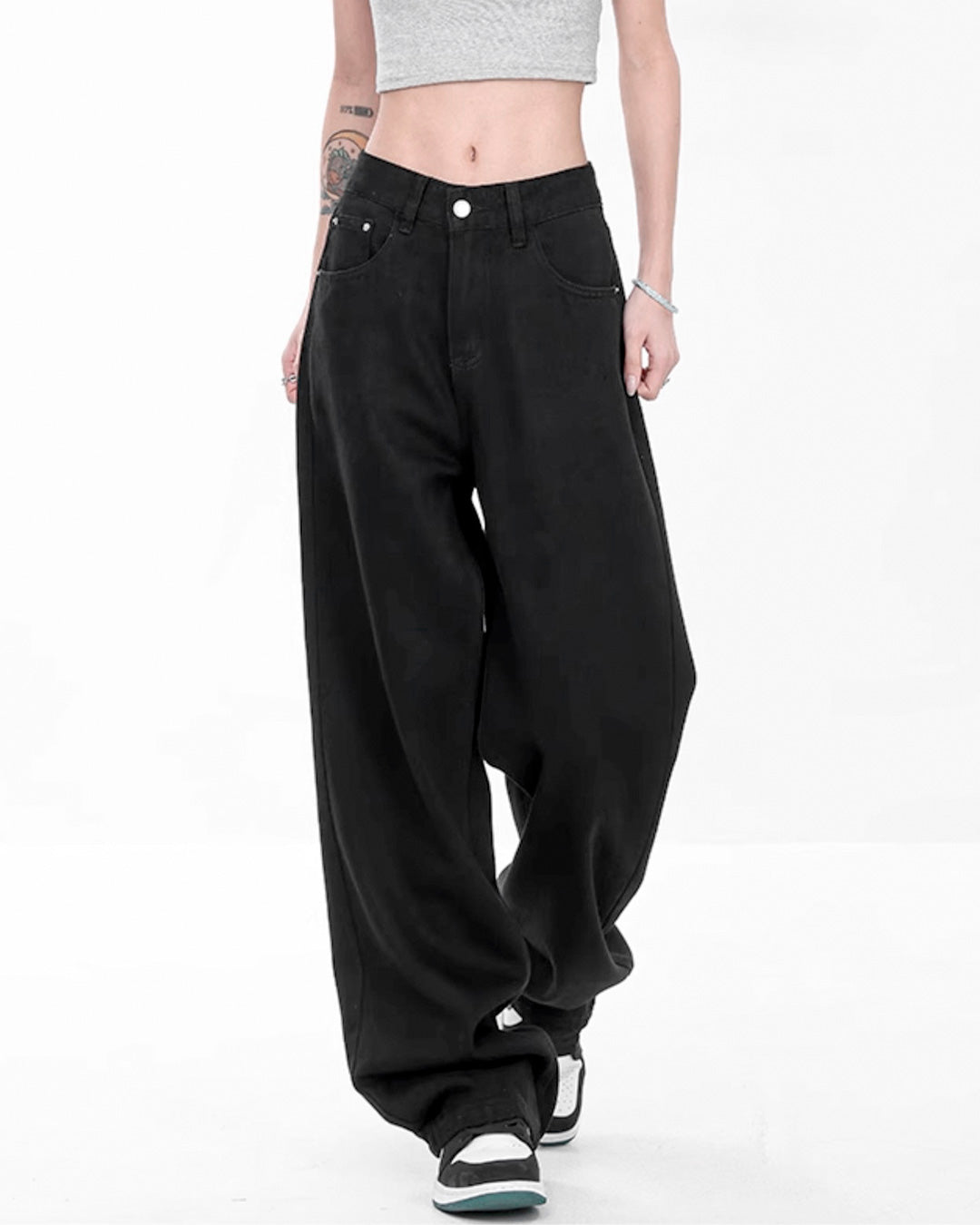 ♠♥DEEP DRAPE BLACK DENIM