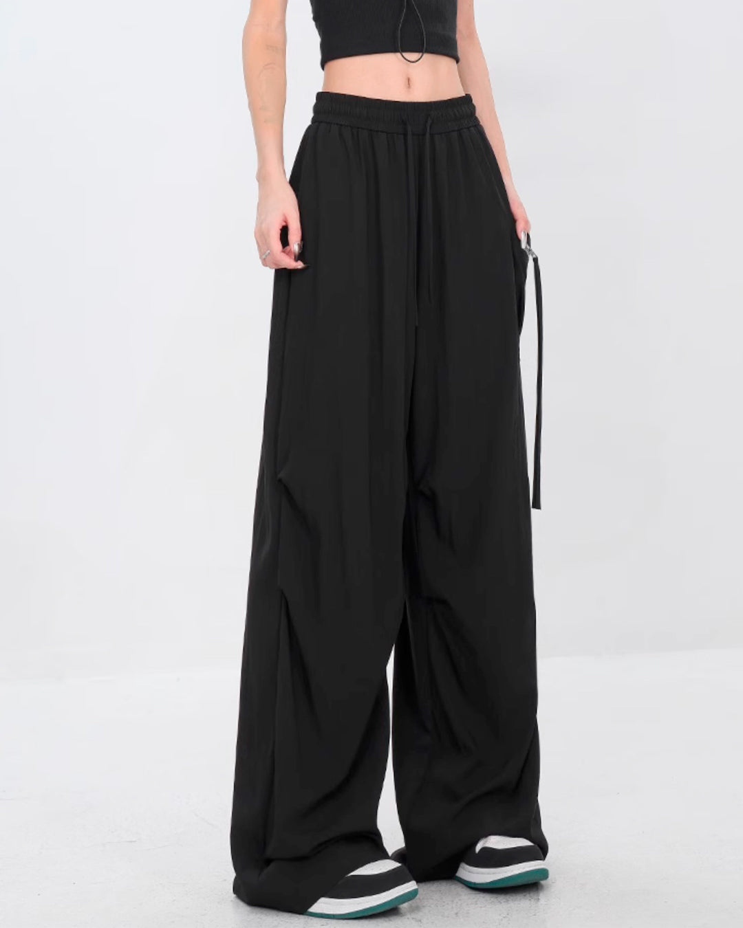 【10%OFF】♠♥SIDE CARGO WIDE PANTS