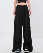 【10%OFF】♠♥SIDE CARGO WIDE PANTS