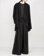 ♠♥WAIST CORD DRAPED WIDE PANTS