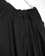 ♠♥WAIST CORD DRAPED WIDE PANTS