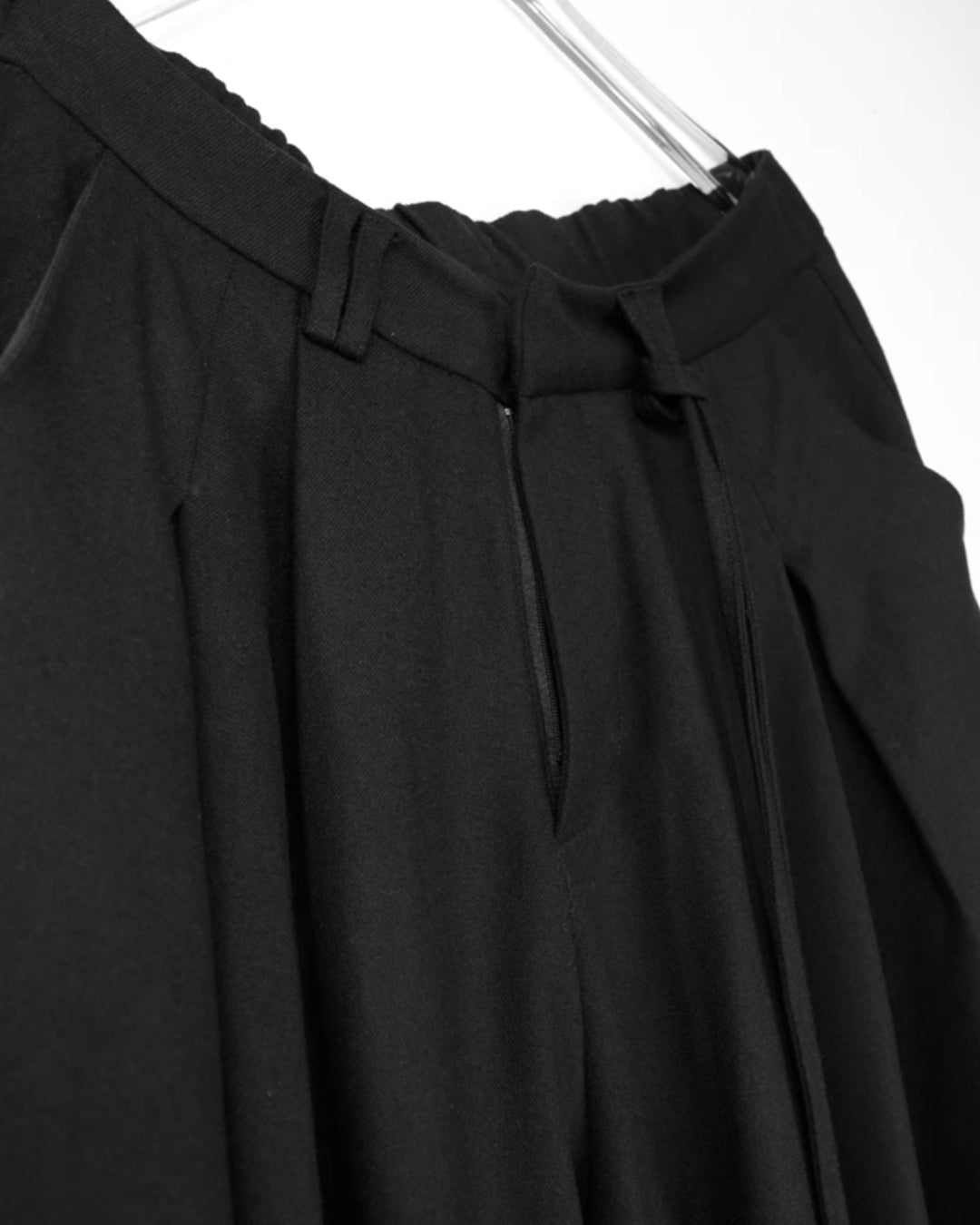 ♠♥WAIST CORD DRAPED WIDE PANTS