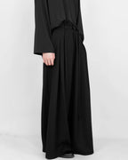 ♠♥WAIST CORD DRAPED WIDE PANTS