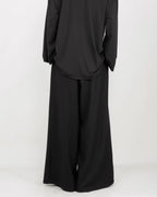 ♠♥WAIST CORD DRAPED WIDE PANTS