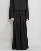 ♠♥WAIST CORD DRAPED WIDE PANTS