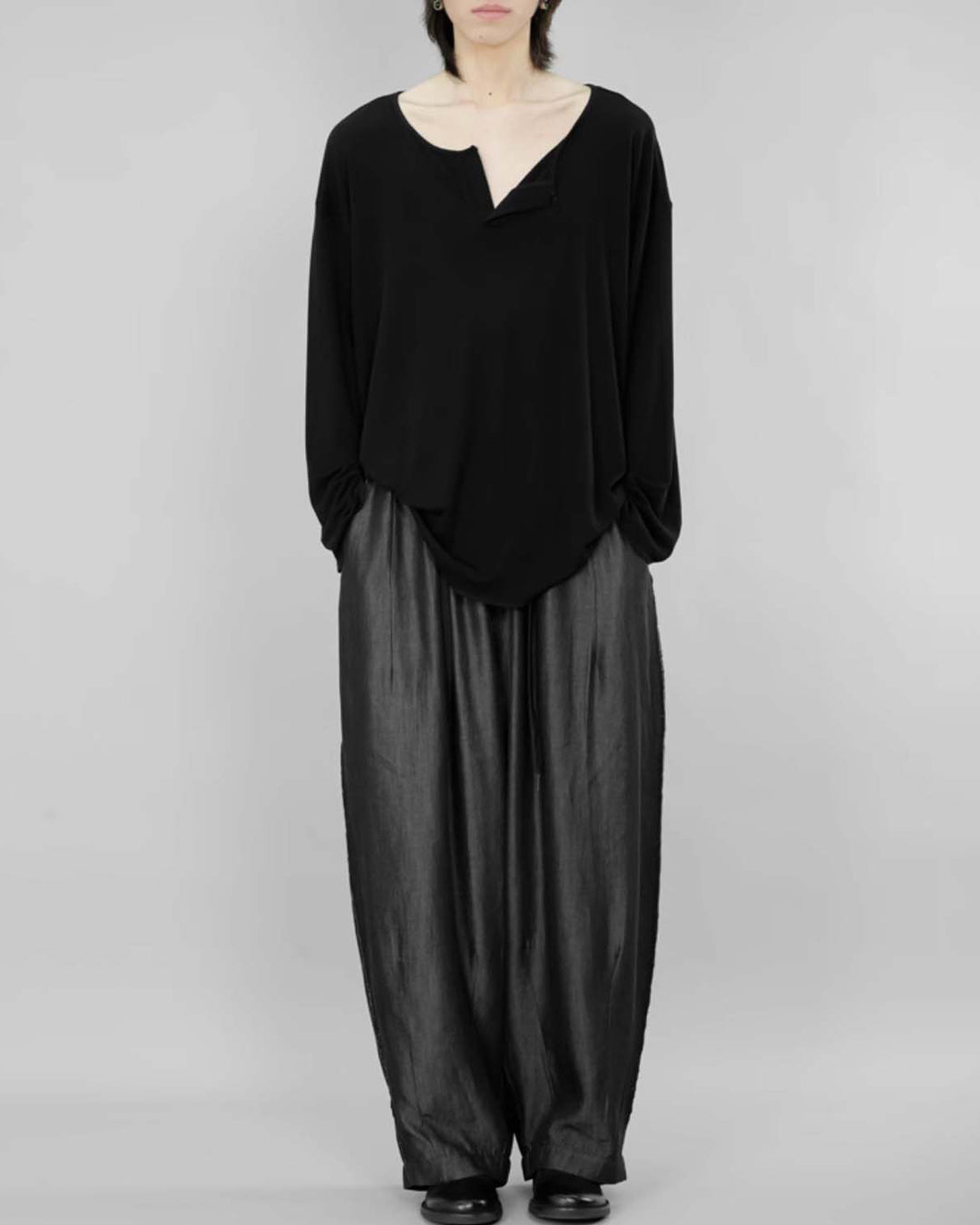 ♠♥SILK-LIKE VOLUME FLOW PANTS