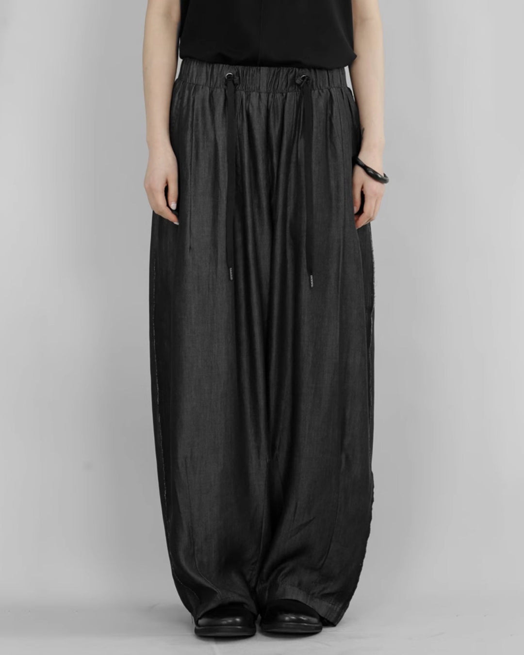 ♠♥SILK-LIKE VOLUME FLOW PANTS