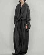 ♠♥SILK-LIKE VOLUME FLOW PANTS
